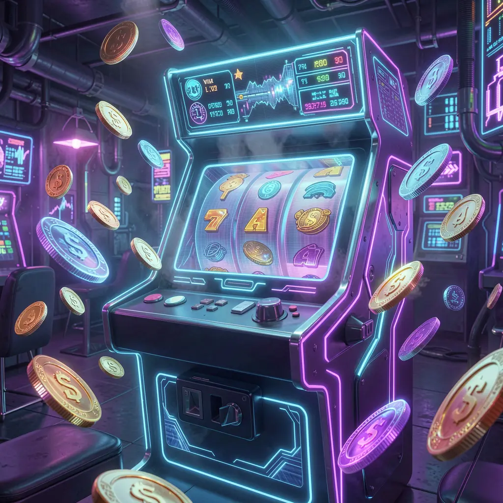 Close up of a modern slot machine with bright reels and jackpot symbols highlighting the premium slot gaming experience at 988T for players in the Philippines